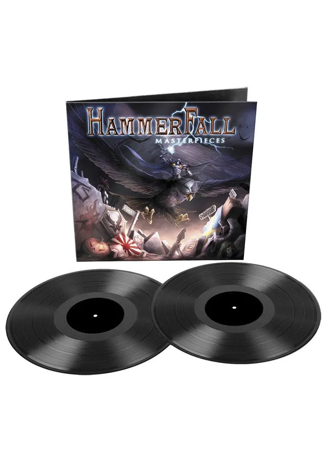 hammerfall-masterpieces-double-vinyle-2-lp-compilation image 1