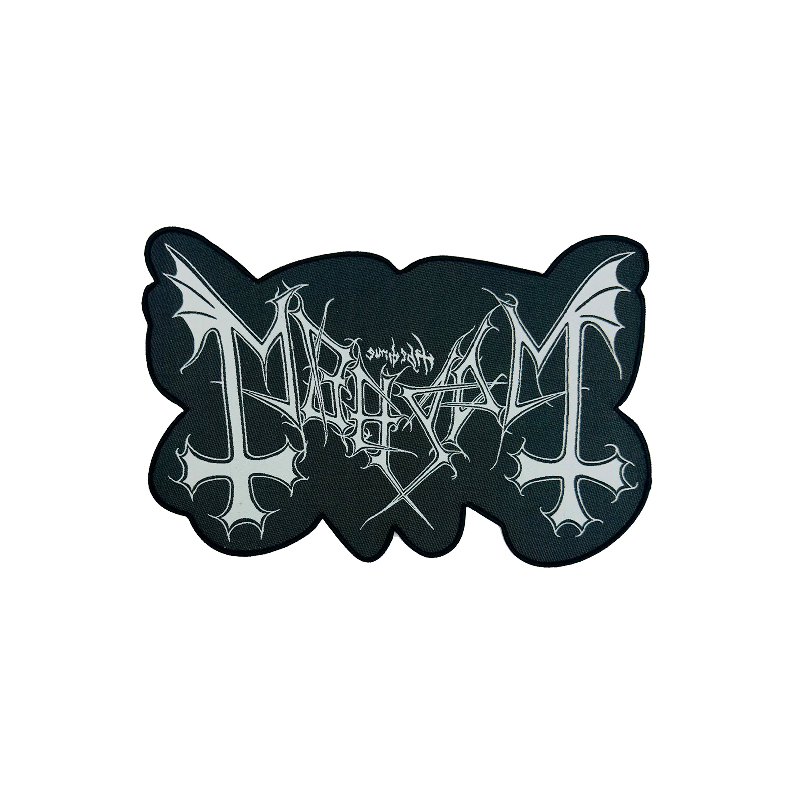 mayhem-logo-patch-oversize-cusson-tiss-dos-30-cm-coudre image 2