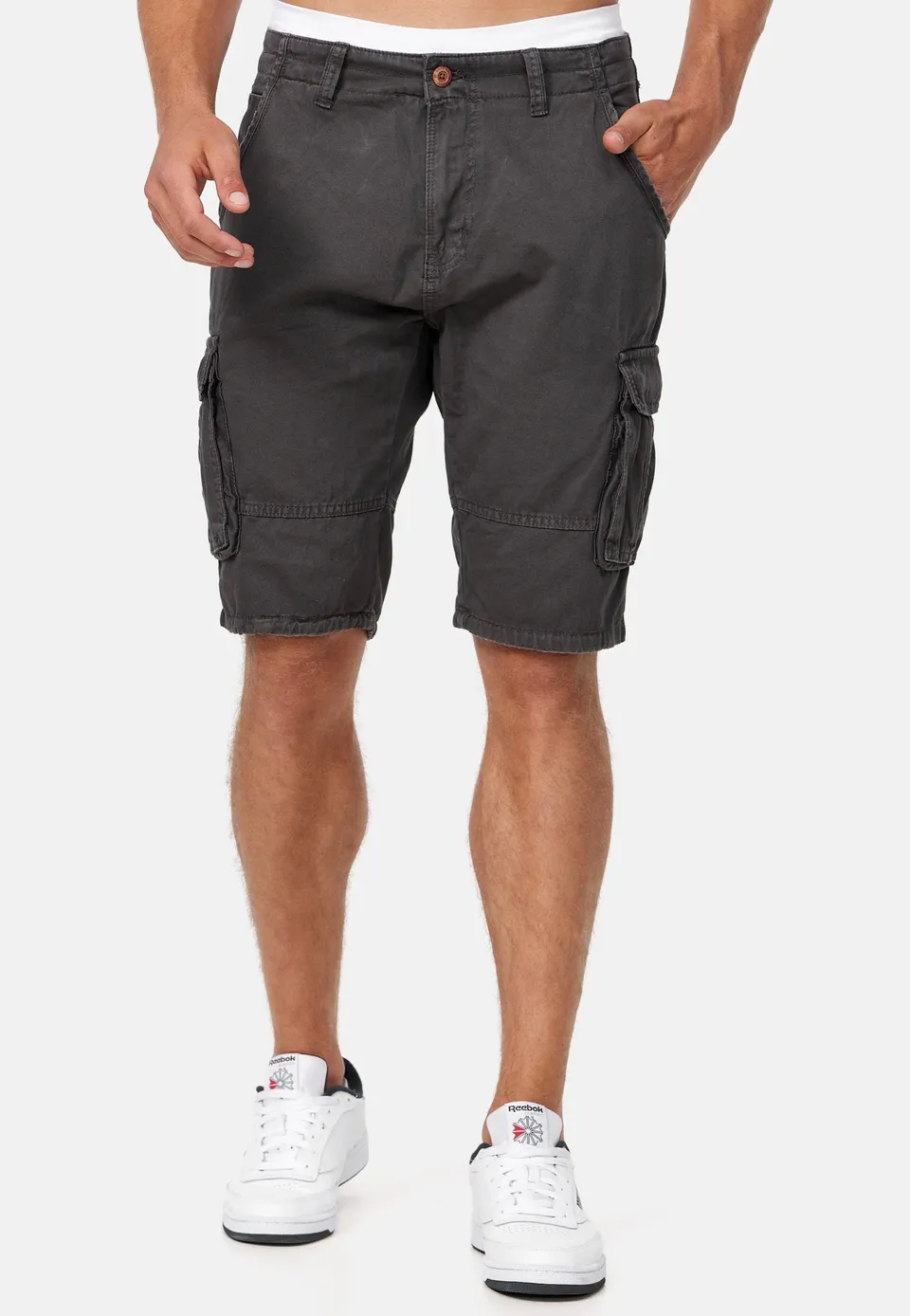 indicode-monroe-raven-short-cargo-gris-coton image 1