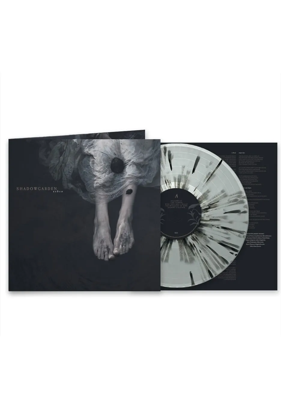 shadowgarden-ashen-vinyle-splatter-silver-metal-gothique image 1