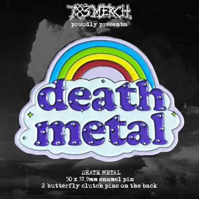 death-metal-rainbow-pin-s-mail-arc-en-ciel image 1