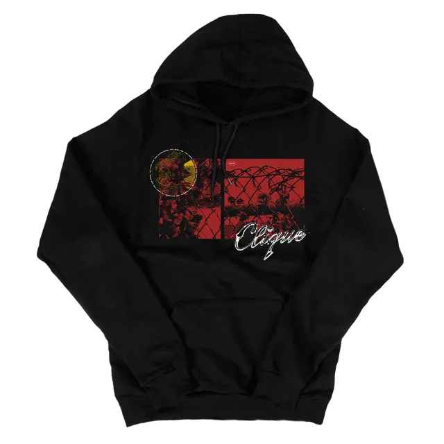 clique-no-love-sweat-pullover-coton-noir image 1