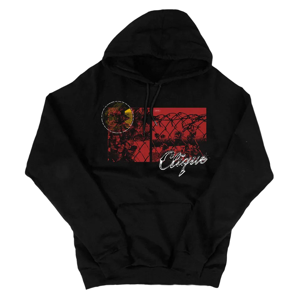 clique-no-love-sweat-pullover-coton-noir image 1