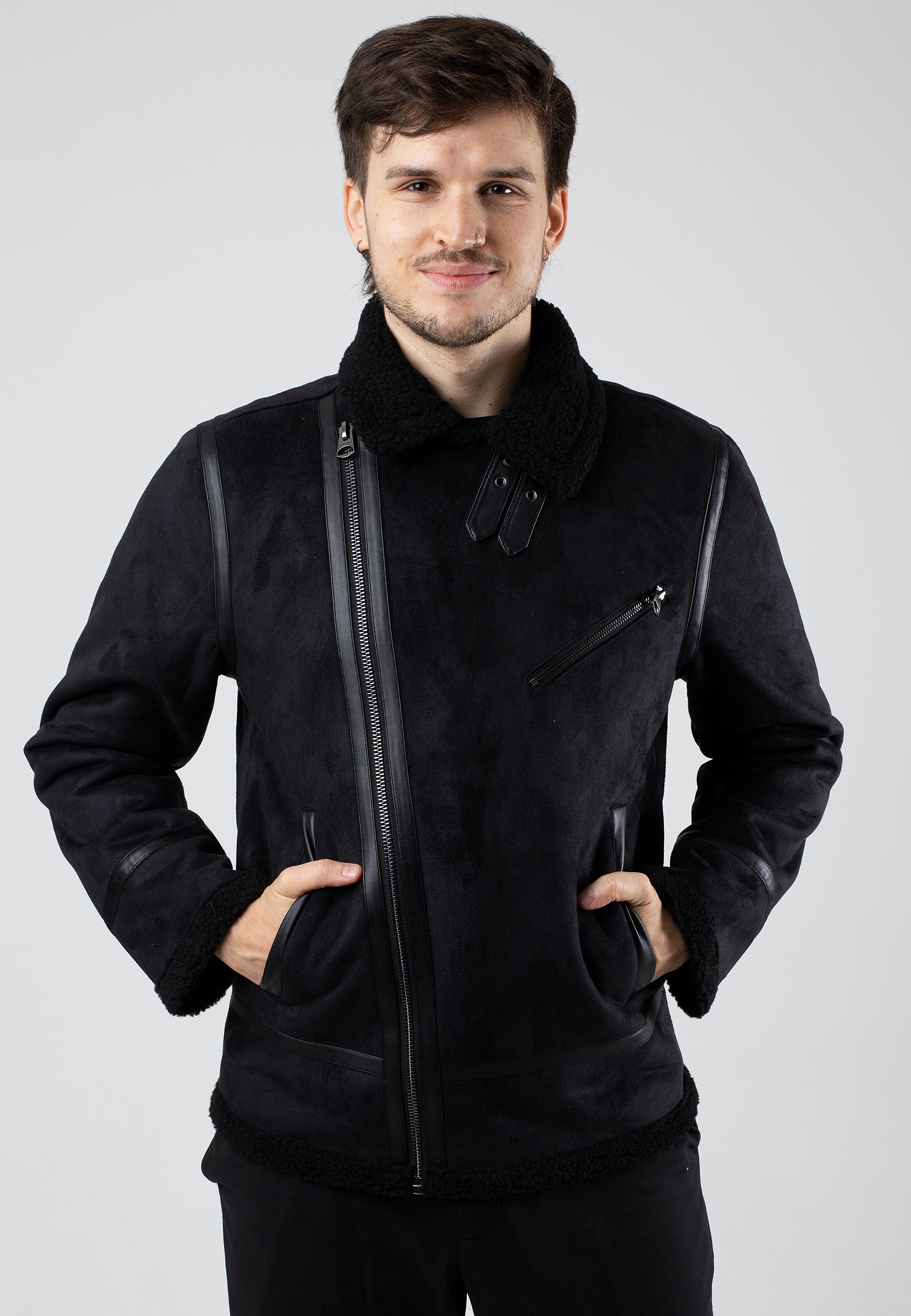 only-sons-robyn-veste-aviateur-noir-homme image 1