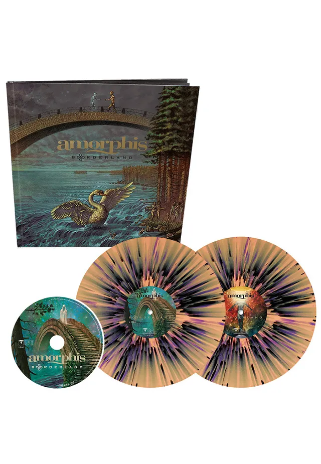 amorphis-borderland-double-vinyle-splatter-abricot-earbook image 1