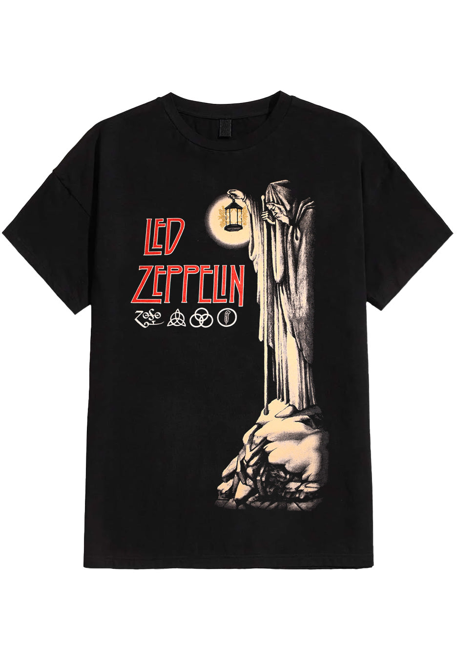 led-zeppelin-hermit-t-shirt-noir-homme-taille-m image 1