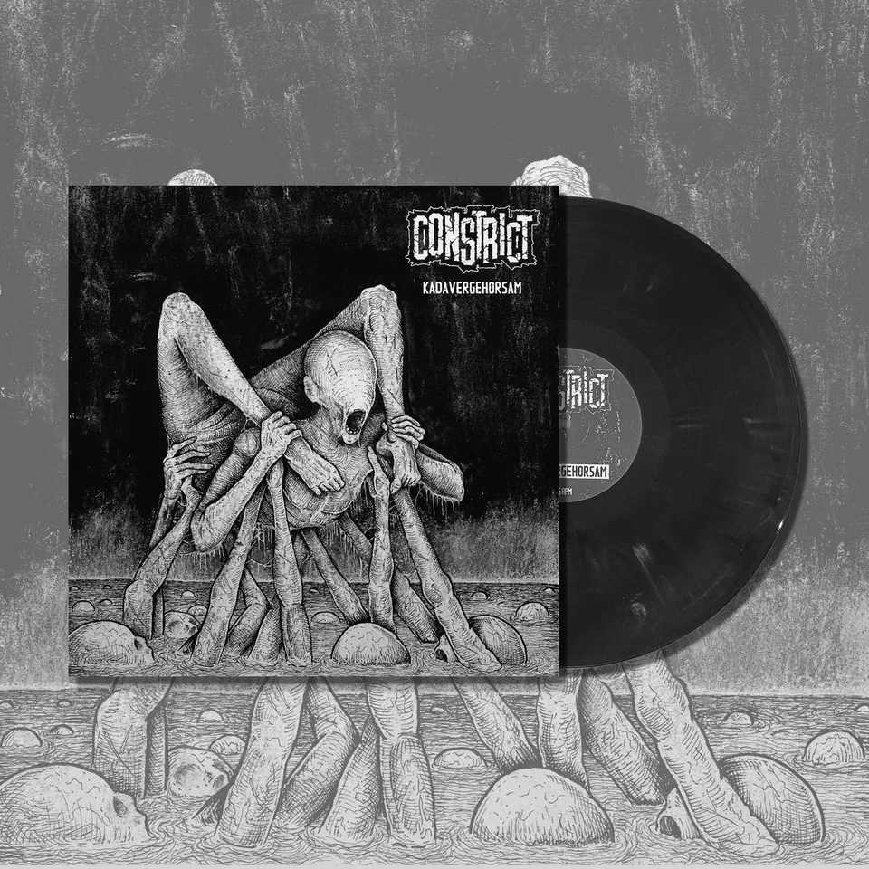 constrict-kadavergehorsam-12-vinyle-marbr-noir-blanc image 1