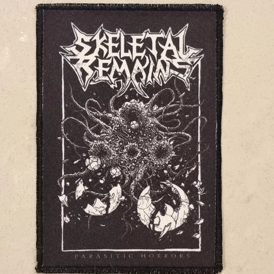 skeletal-remains-parasitic-horrors-patch-metal image 1
