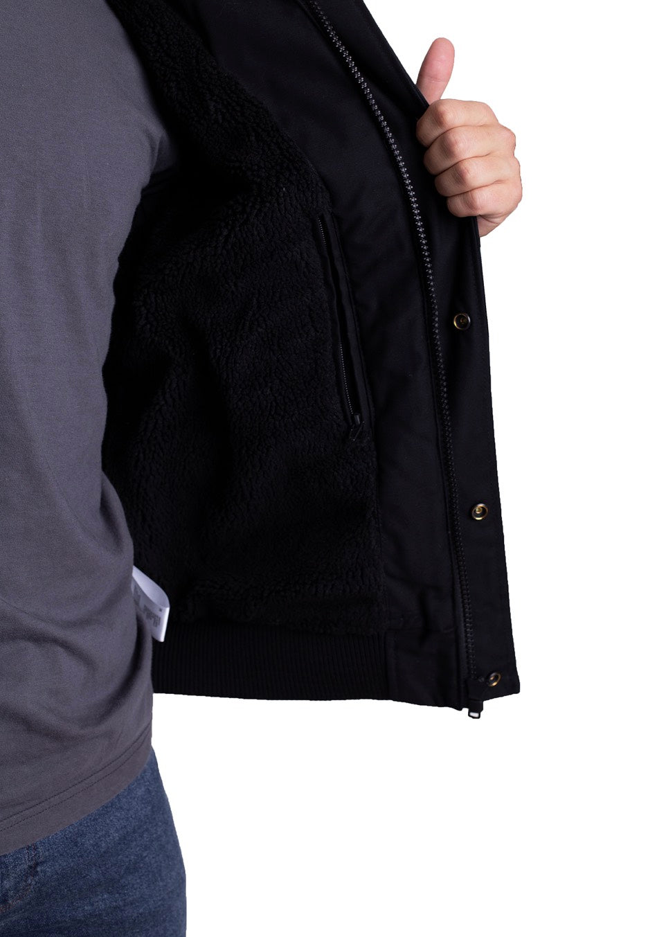vintage-industries-hudson-black-veste-noire-hiver-homme image 6