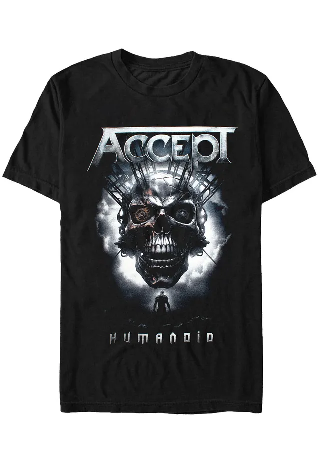 accept-humanoid-t-shirt-power-metal-noir image 1