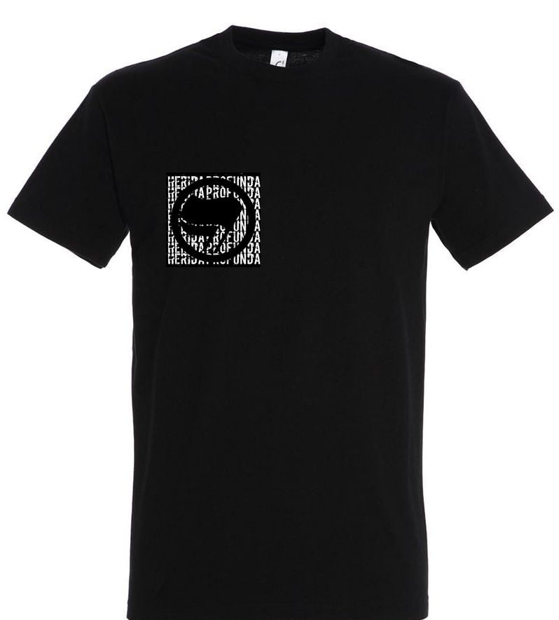 herida-profunda-grindcore-antifascist-t-shirt-taille-l-noir image 1