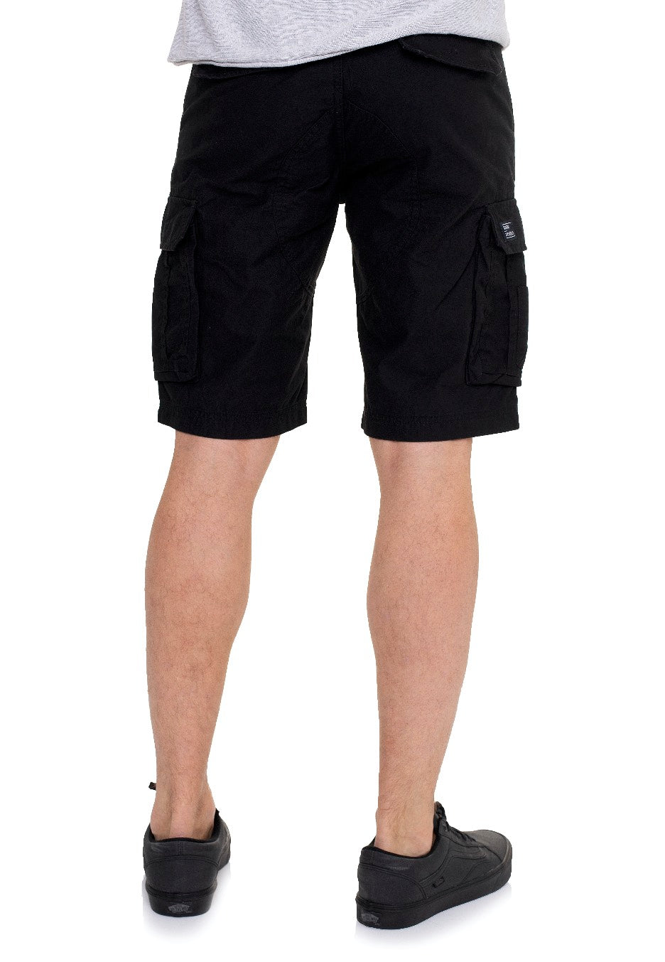 vintage-industries-rowing-black-short-cargo-noir image 3