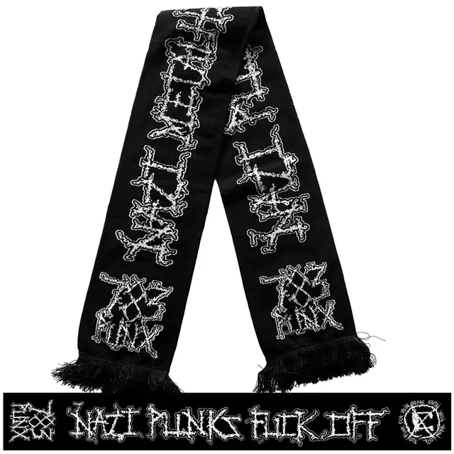 783punx-nazi-punks-fuck-off-charpe-double-face-155-cm image 1