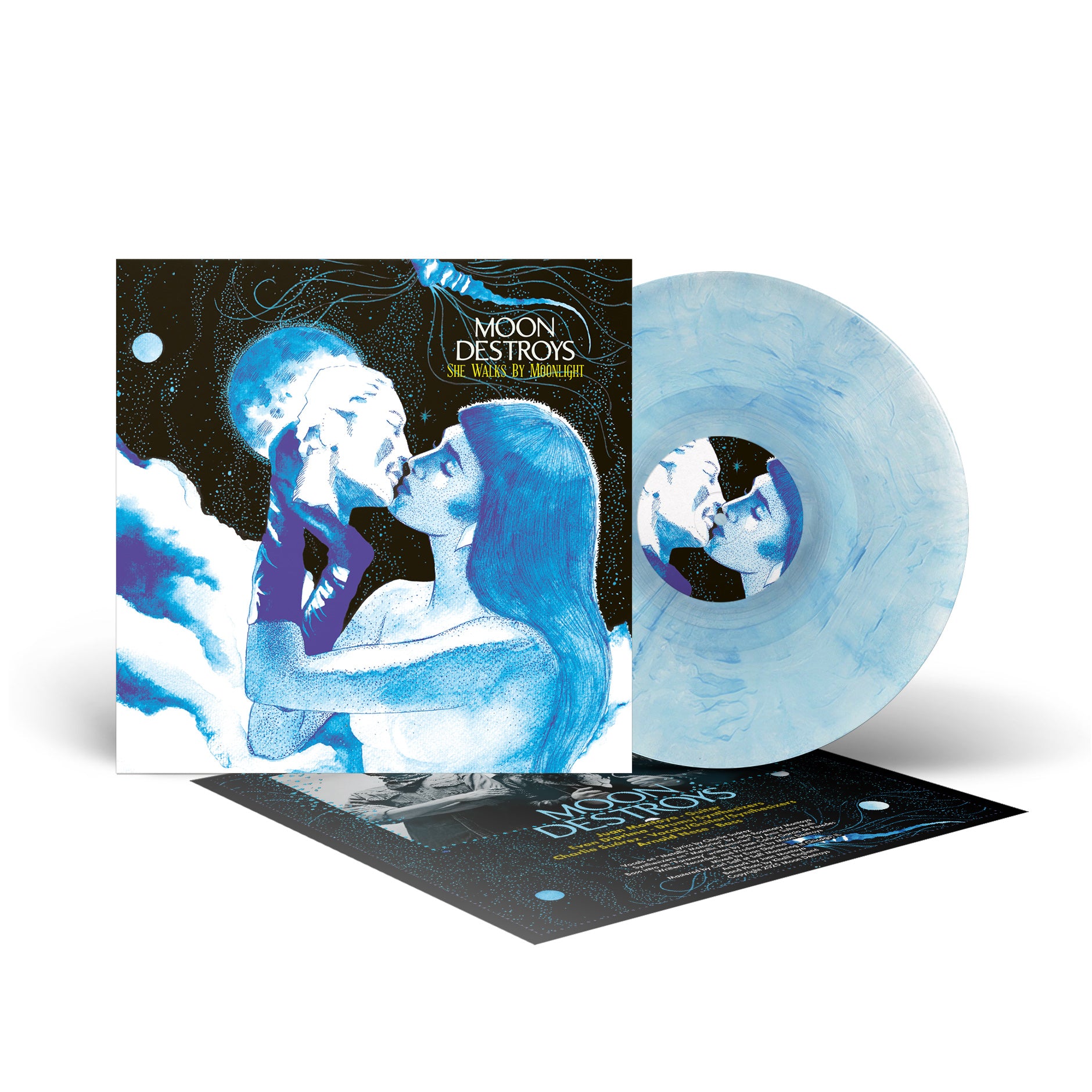 moon-destroys-she-walks-by-moonlight-vinyle-bleu-marbr image 2