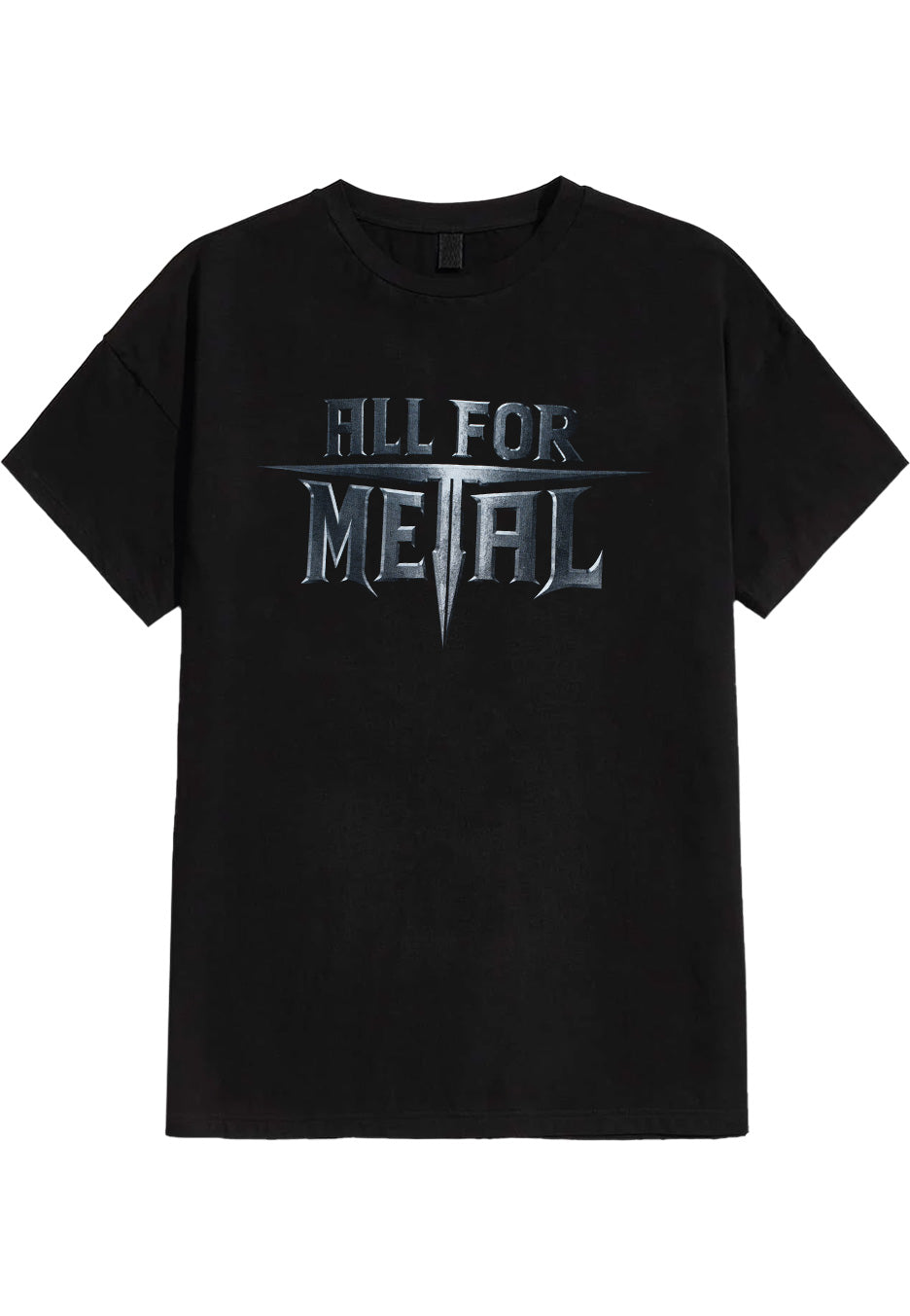 all-for-metal-legends-logo-t-shirt-noir-heavy-metal image 1