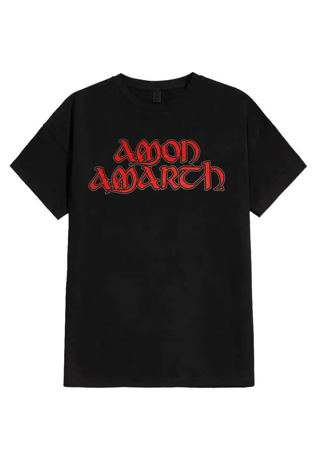 amon-amarth-we-want-you-t-shirt-homme-noir-manches-courtes image 1