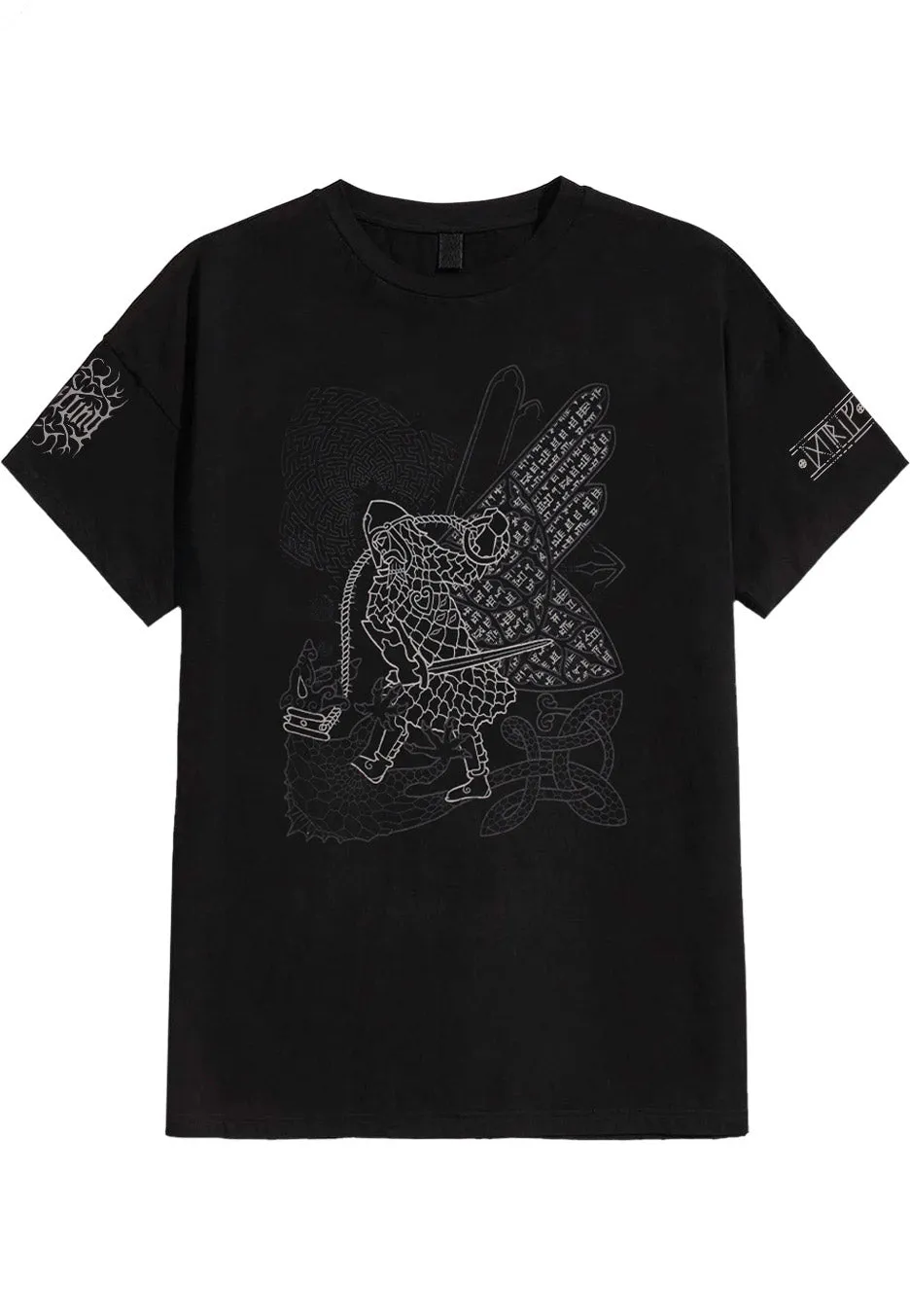 heilung-sankt-michael-t-shirt-noir-folk-metal-homme image 1