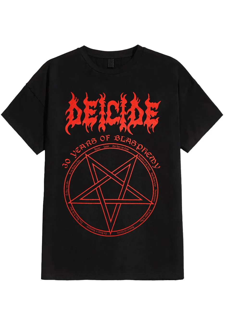 deicide-30-years-of-blasphemy-t-shirt-noir-homme image 1