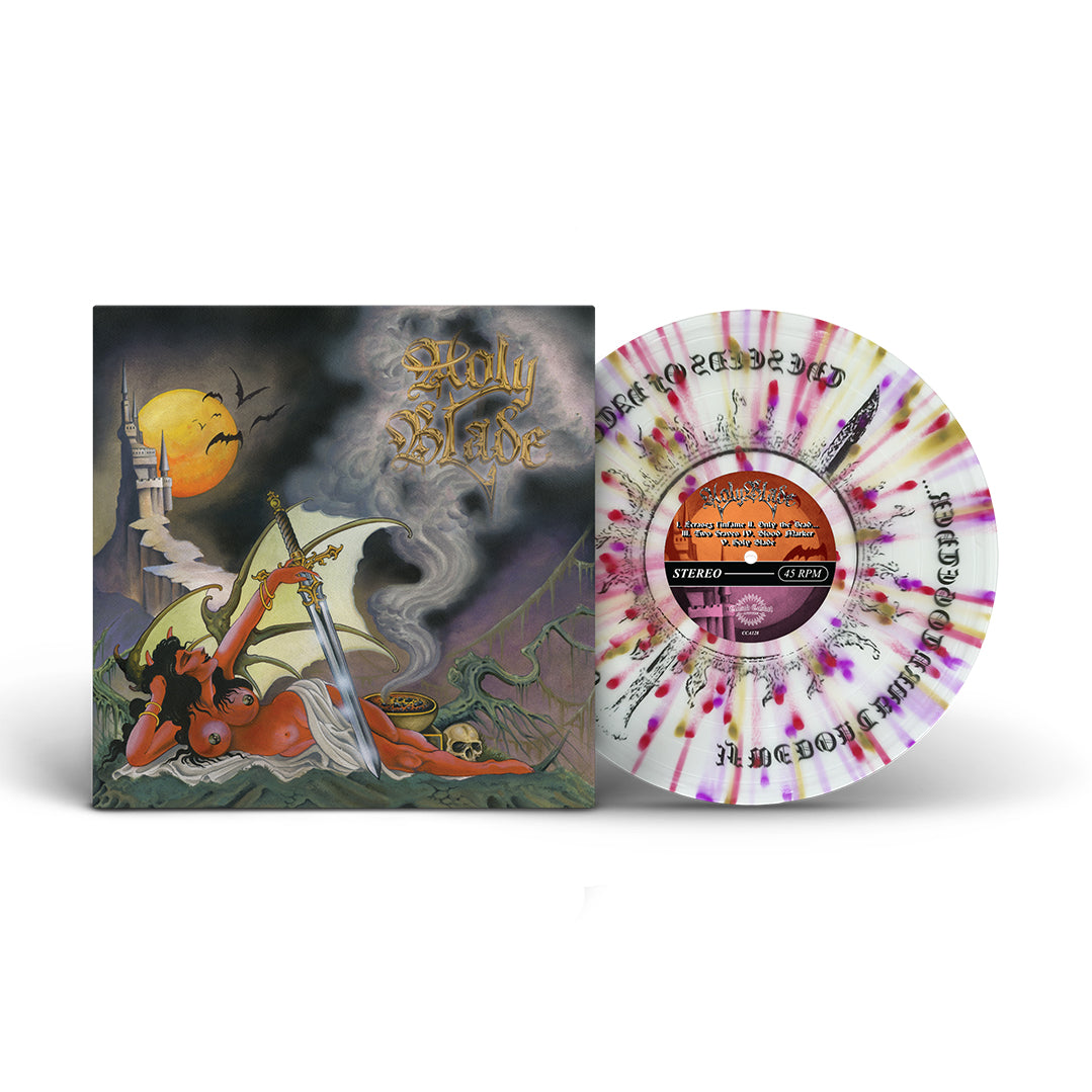 closed-casket-holy-blade-vinyle-lp-purple-orange-splatter image 3