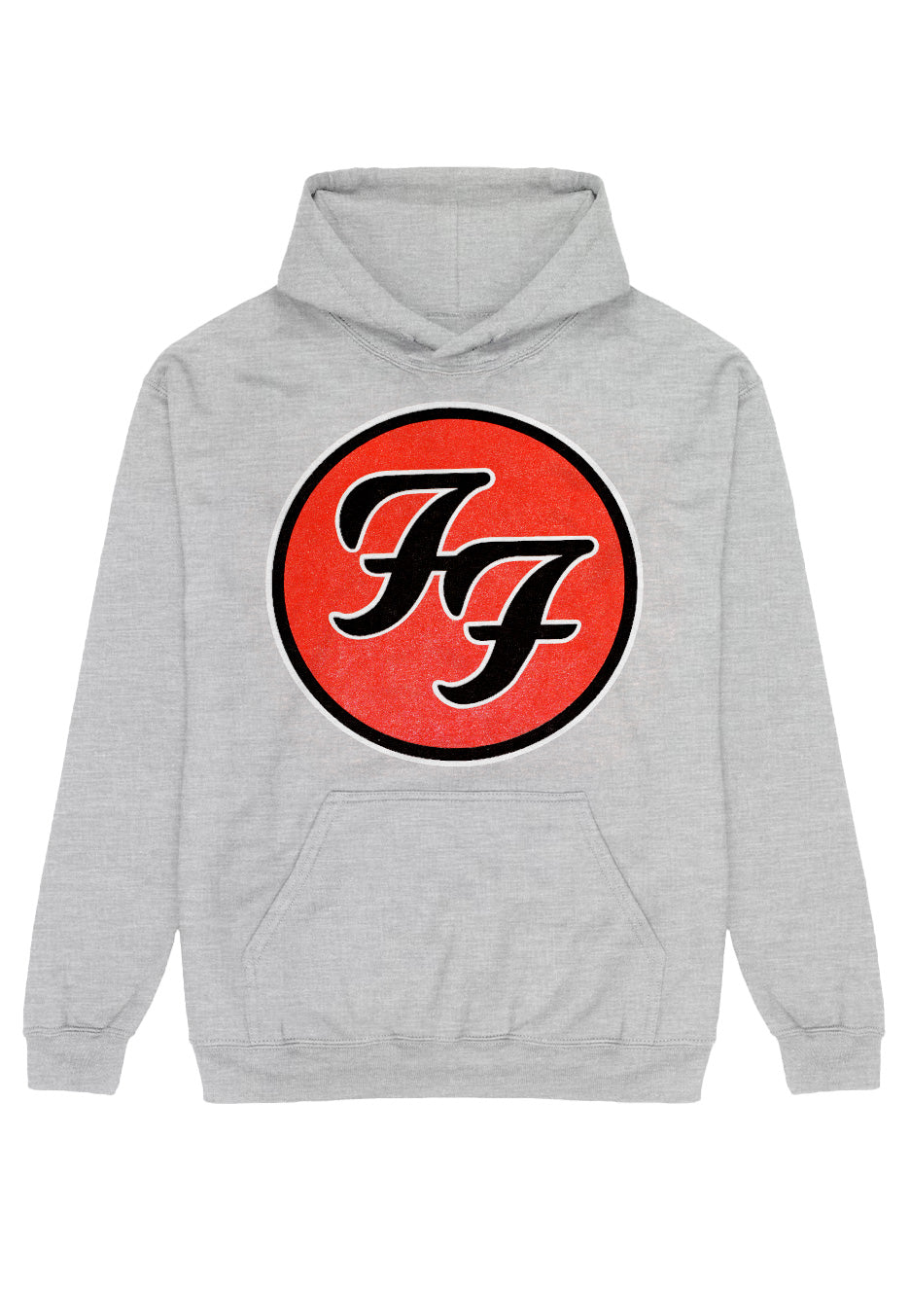 foo-fighters-ff-logo-grey-hoodie-gris image 1