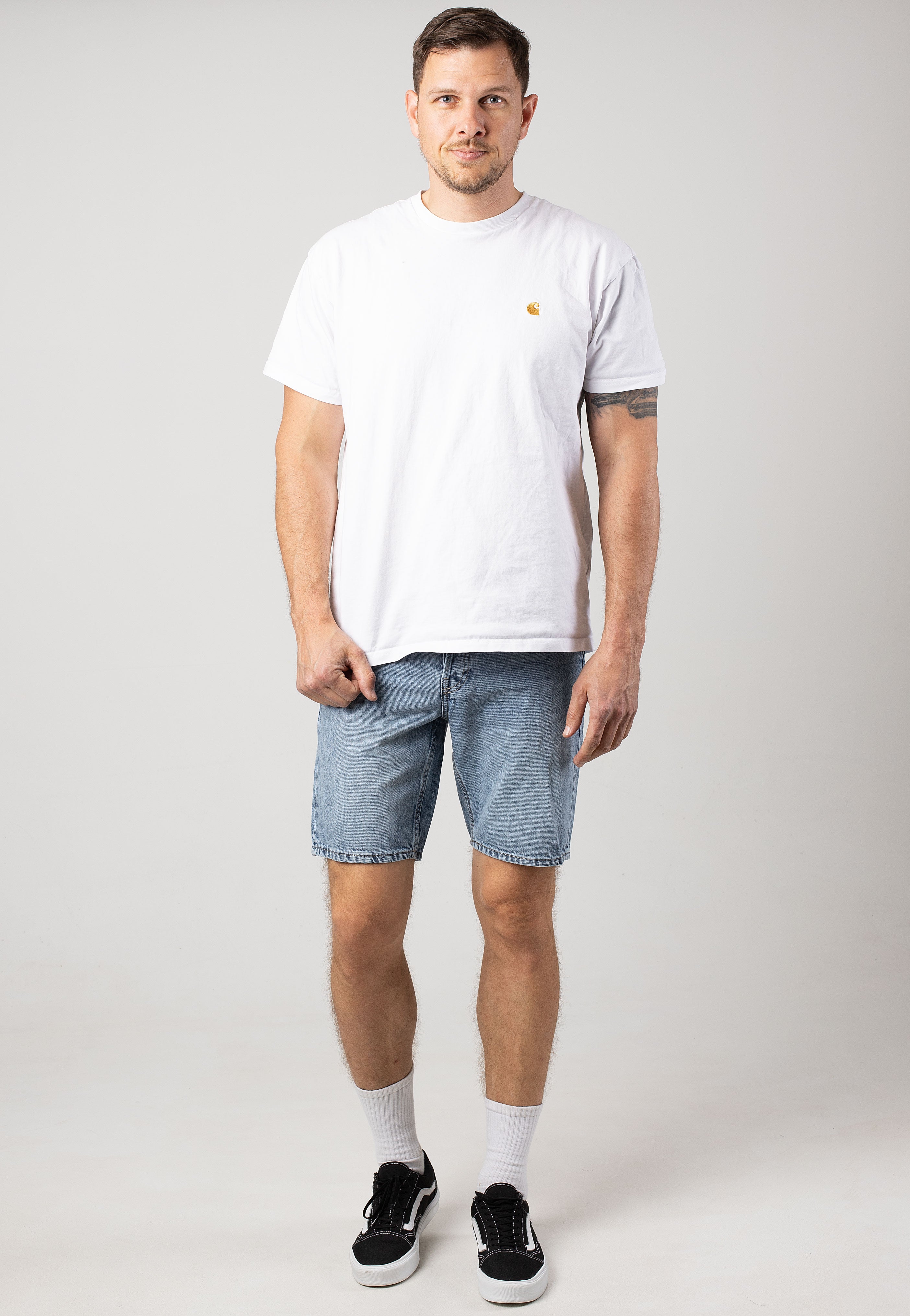 only-sons-edge-box-pim-short-jean-homme-bleu-clair image 6
