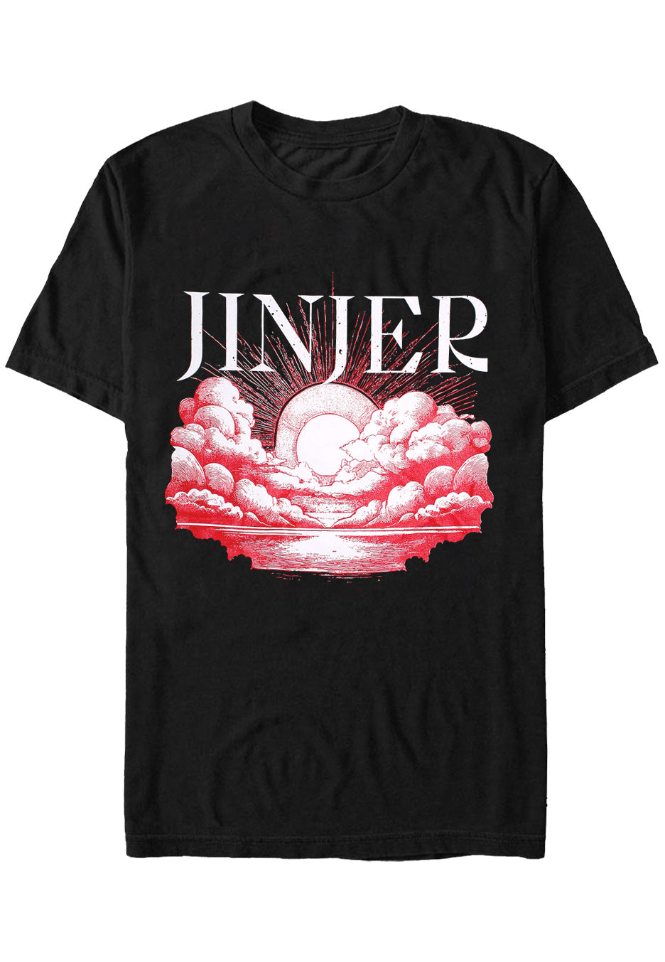 jinjer-du-l-clouds-t-shirt-noir-metalcore image 1