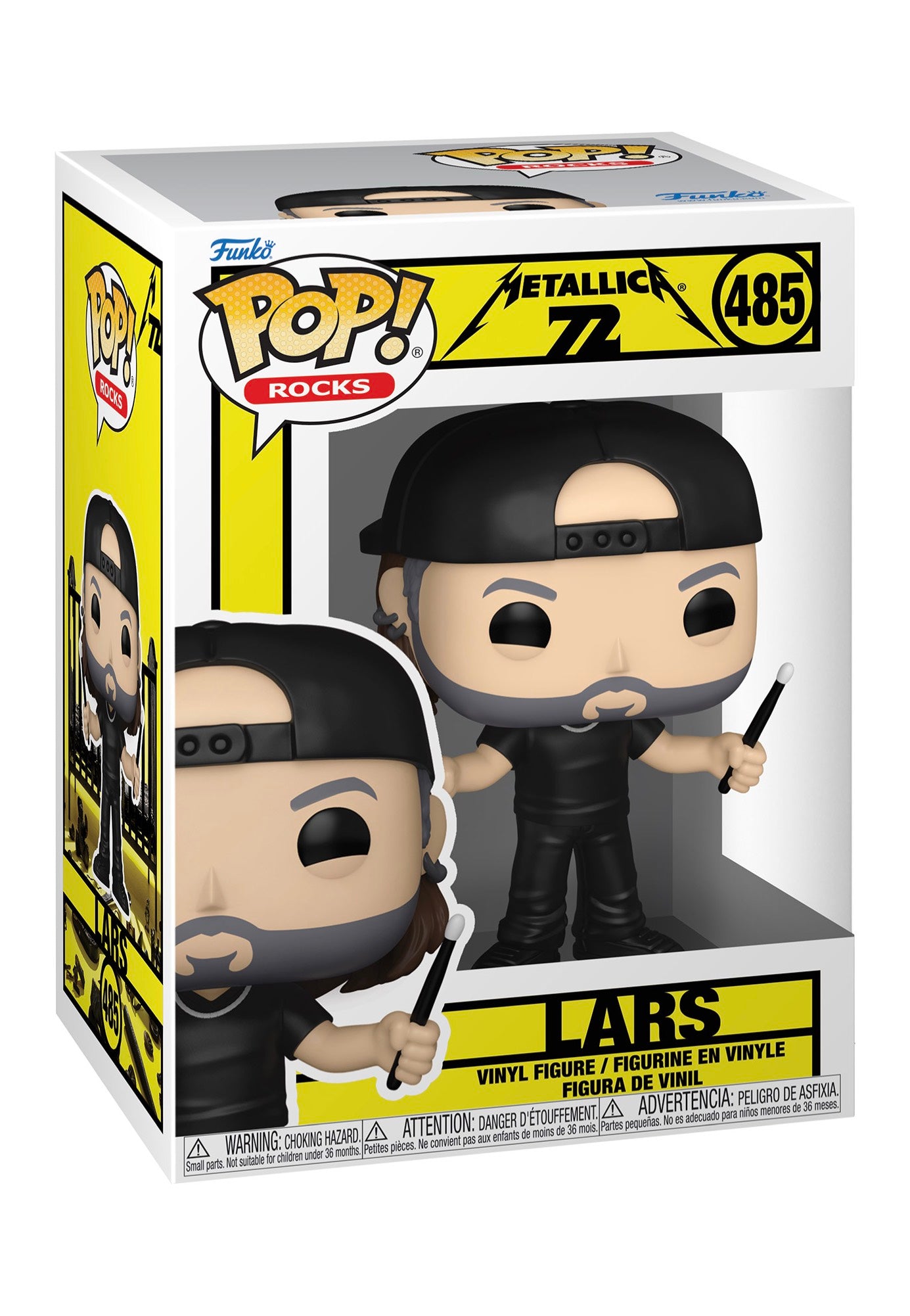 metallica-lars-72s-funko-pop-figurine-thrash-metal image 1