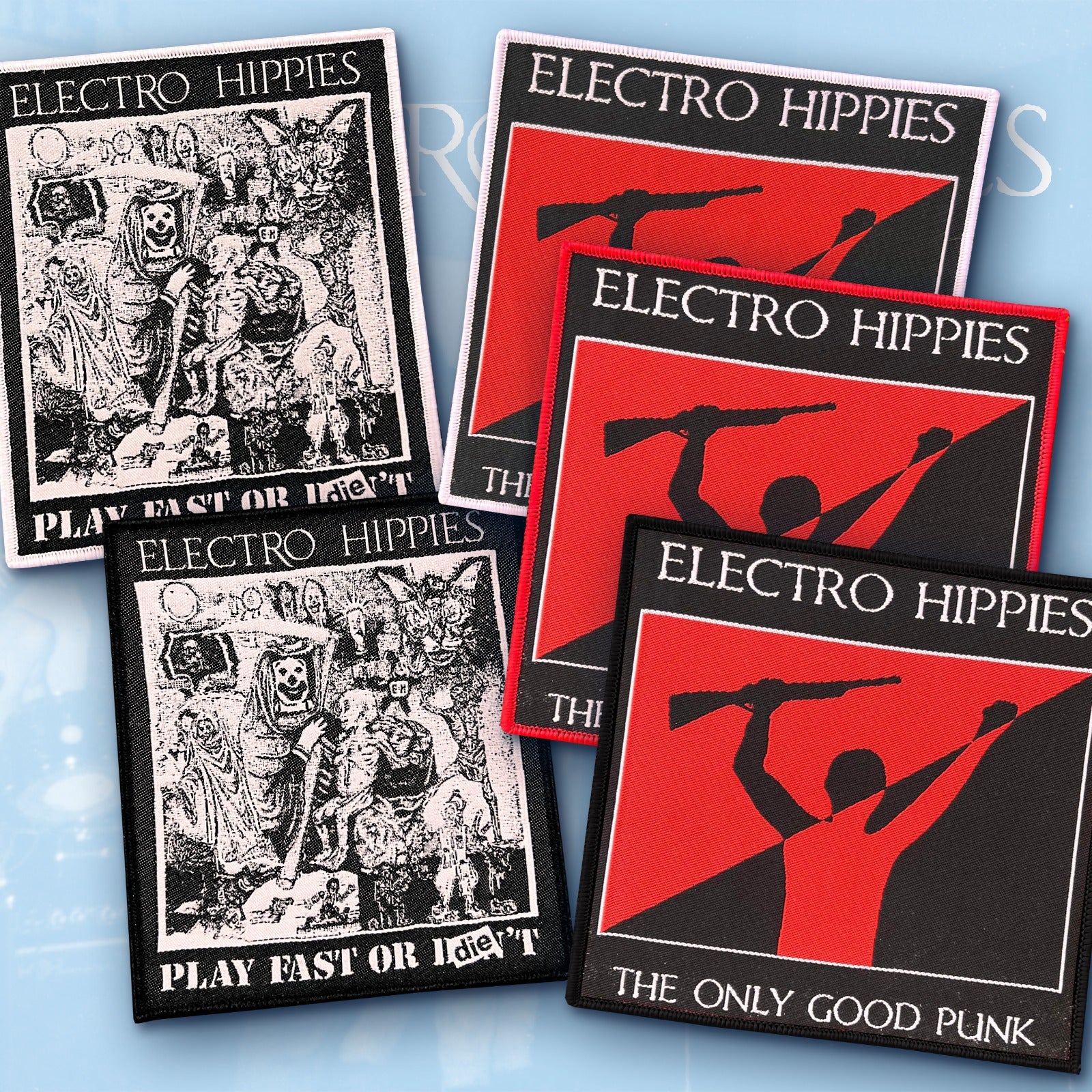 electro-hippies-play-fast-or-die-bundle-backpatch-patch-drapeau image 3