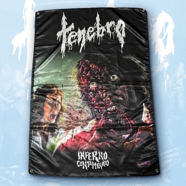 tenebro-inferno-contaminato-drapeau-mural-100x70-cm image 1