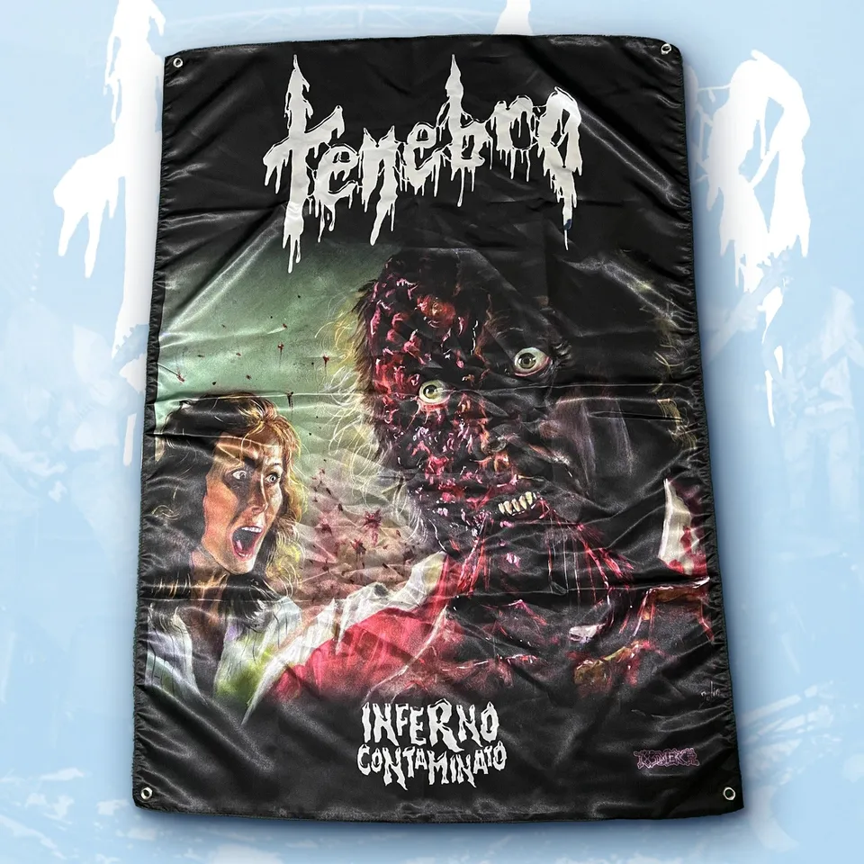 tenebro-inferno-contaminato-drapeau-mural-100x70-cm image 1