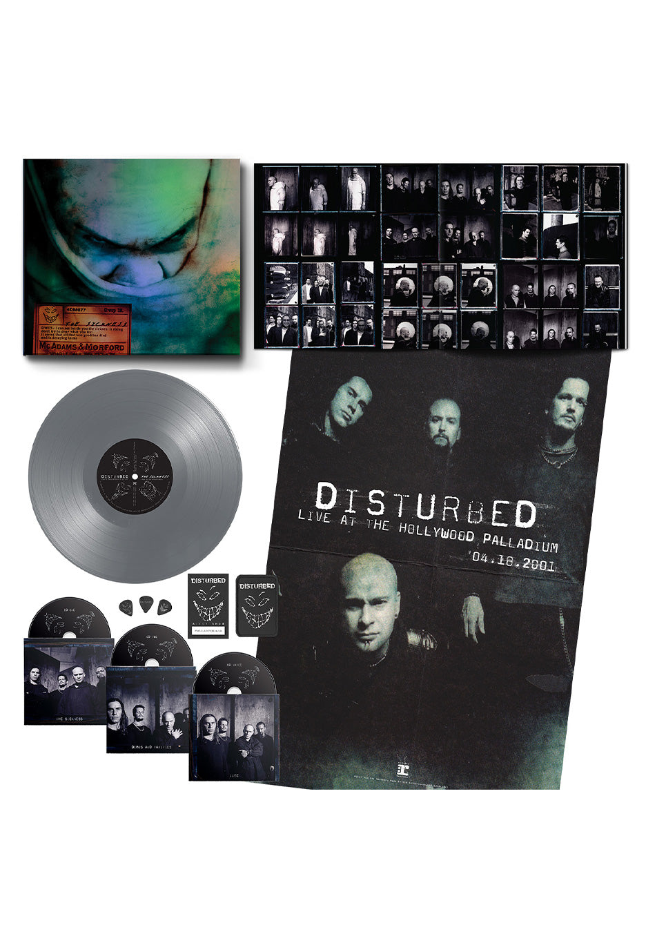 disturbed-the-sickness-coffret-1-vinyle-3-cd-anniversaire-25-ans image 1