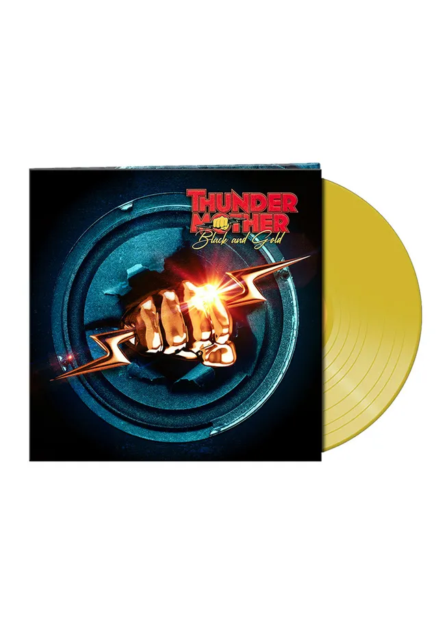 thundermother-black-and-gold-vinyle-jaune-transparent image 1