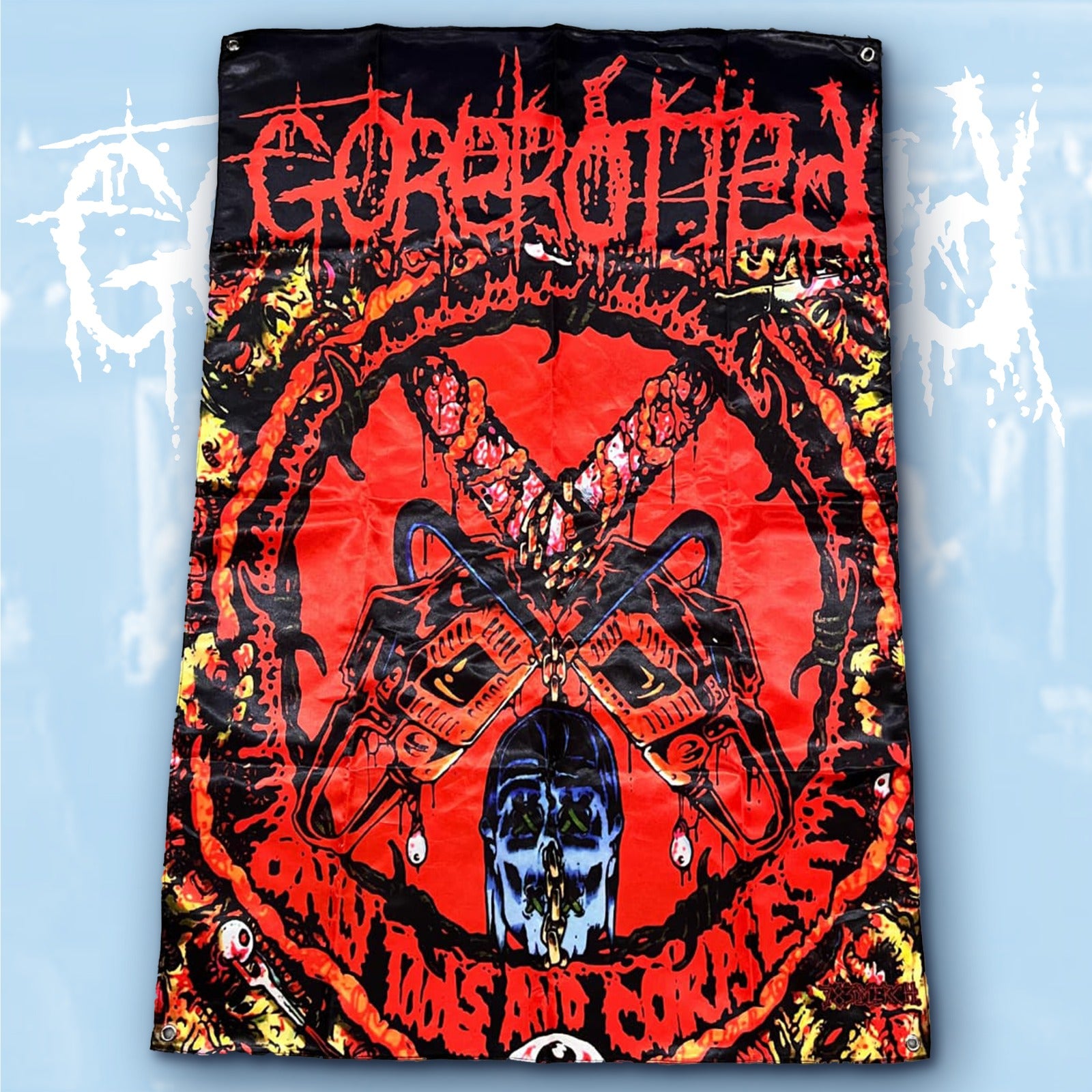 783punx-wall-flag-gorerotted-only-tools-and-corpses-drapeau-100x70 image 1
